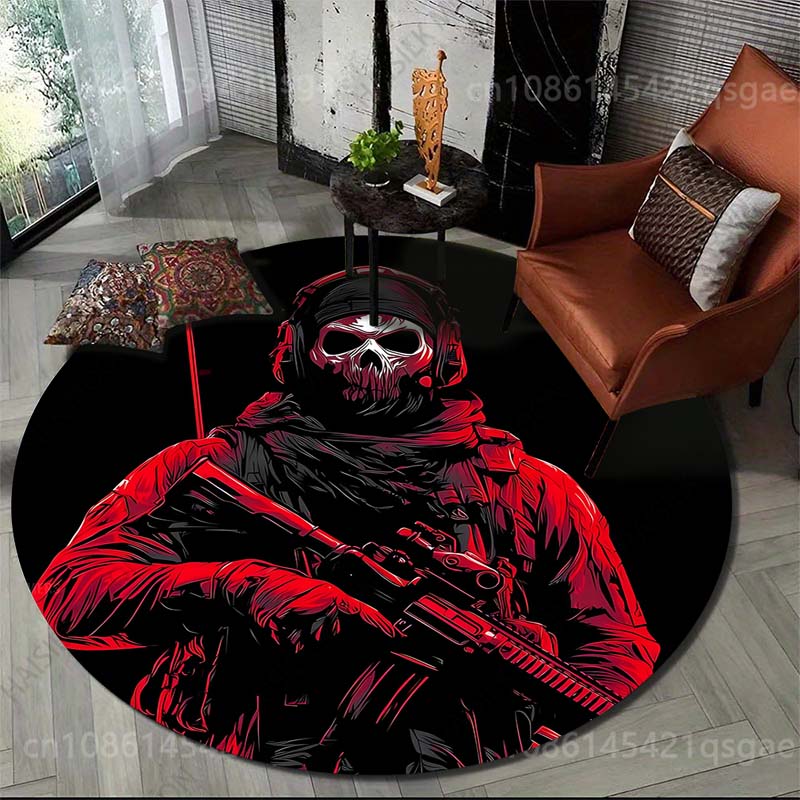 Home Textiles Images - Rond tapijt met afbeelding van meerdere