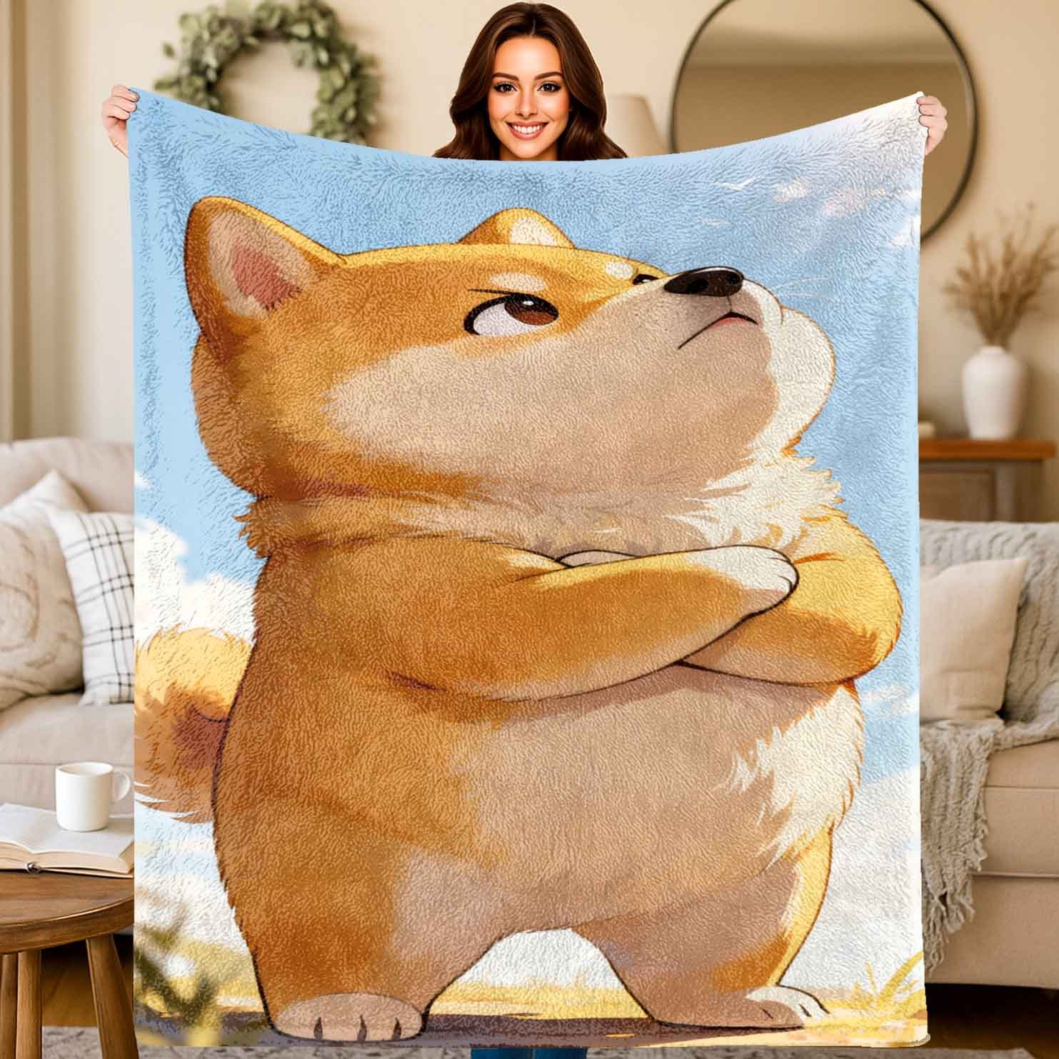 Home Textiles Images - cartoon afbeelding van een staande hond