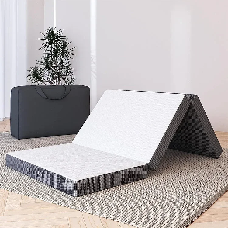 Memory Foam Topper - Draagbare opvouwbare matras topper van traagschuim
