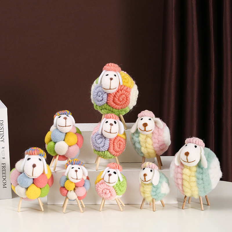 1 STKS Mooie Vilt Schapen Orna - Home Textiles China recensie en prijs