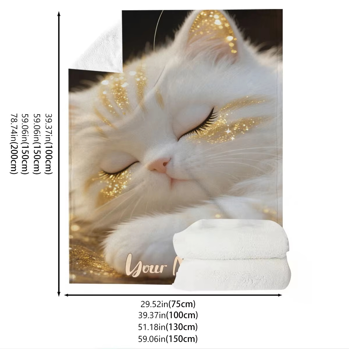 Aangepaste naam dromerige katt - Home Textiles Images recensie en prijs